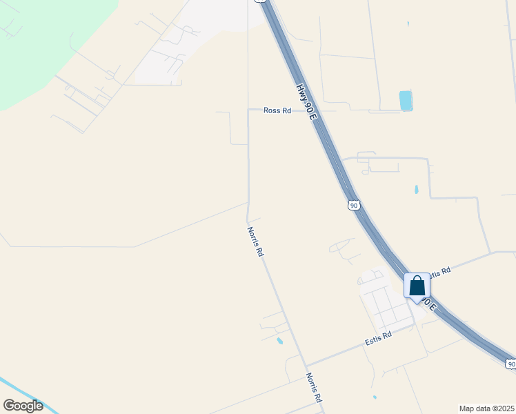 map of restaurants, bars, coffee shops, grocery stores, and more near 4415 Norris Road in New Iberia