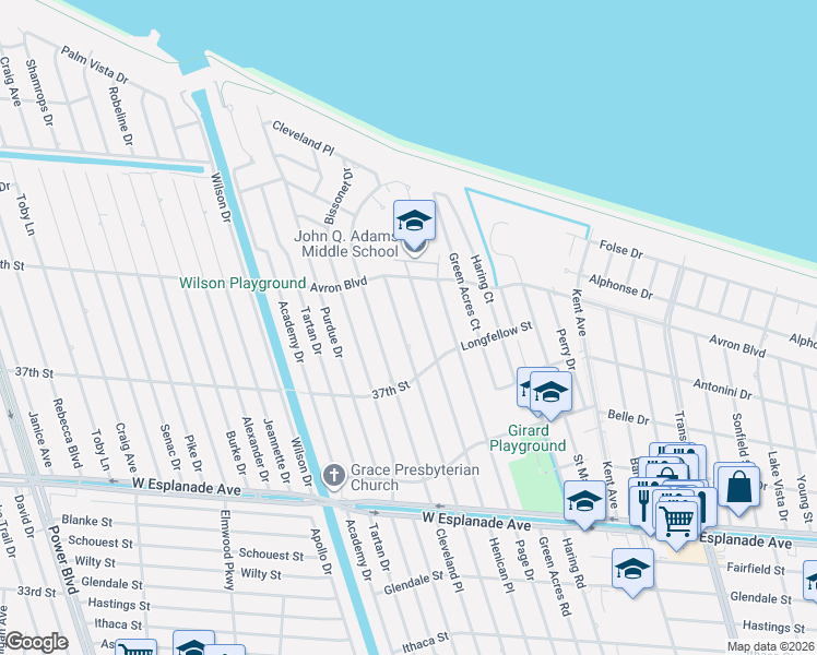 map of restaurants, bars, coffee shops, grocery stores, and more near 4820 Henican Place in Metairie