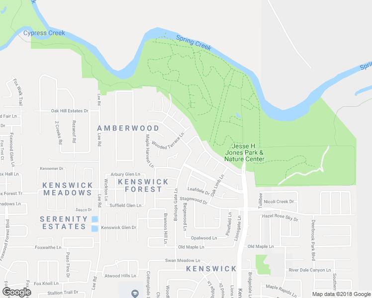 map of restaurants, bars, coffee shops, grocery stores, and more near 8222 Sanders Glen Lane in Humble