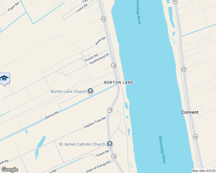 map of restaurants, bars, coffee shops, grocery stores, and more near 6124 Burton Street in Saint James