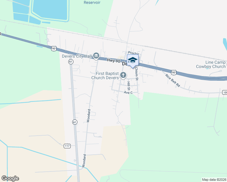 map of restaurants, bars, coffee shops, grocery stores, and more near 108 Avenue C in Liberty