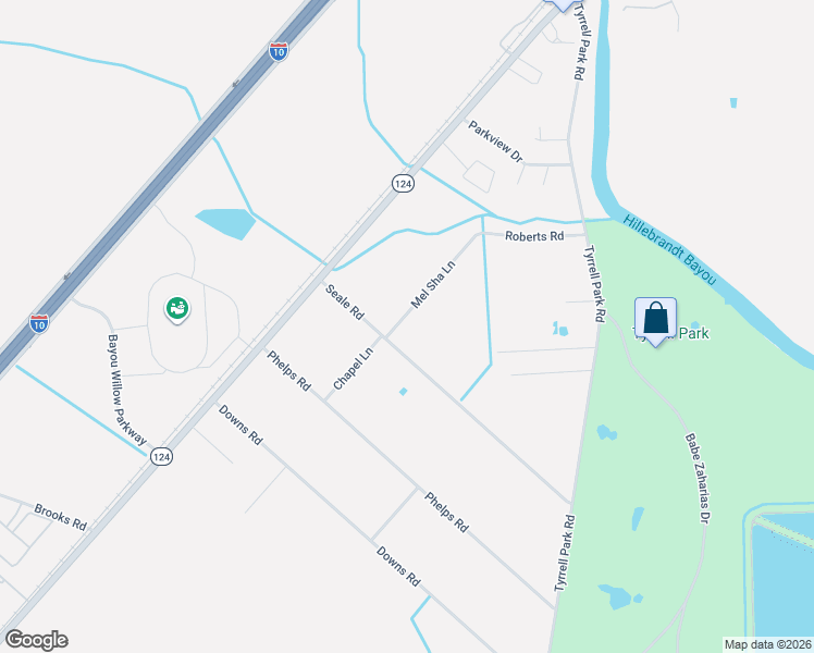 map of restaurants, bars, coffee shops, grocery stores, and more near 5775 Mel Sha Lane in Beaumont