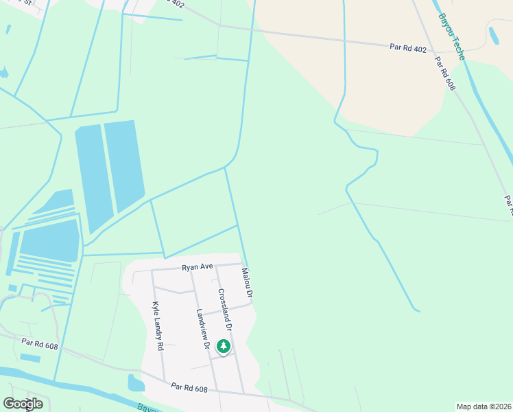 map of restaurants, bars, coffee shops, grocery stores, and more near in New Iberia