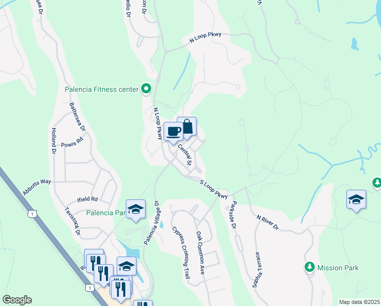 map of restaurants, bars, coffee shops, grocery stores, and more near 159 South End Street in St. Augustine