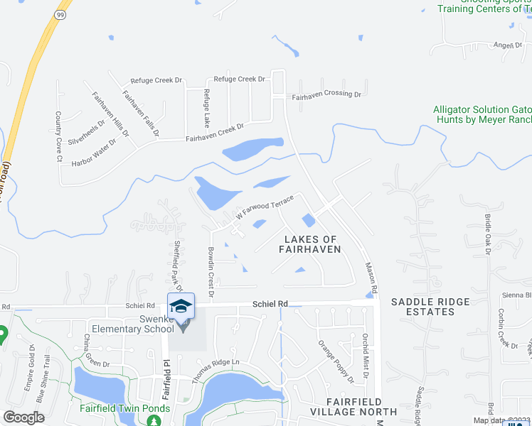 map of restaurants, bars, coffee shops, grocery stores, and more near 21007 West Farwood Terrace in Cypress