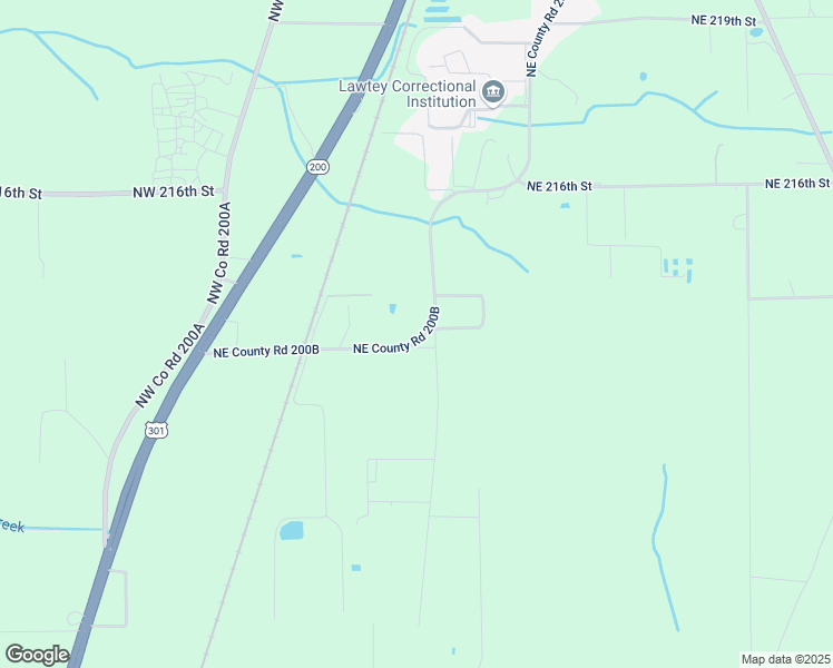 map of restaurants, bars, coffee shops, grocery stores, and more near 21492 Northeast Co Road 200B in Lawtey