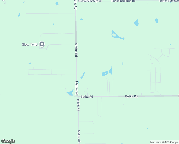 map of restaurants, bars, coffee shops, grocery stores, and more near 17310 Mathis Road in Waller