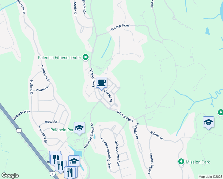 map of restaurants, bars, coffee shops, grocery stores, and more near 534 Midway Street in St. Augustine