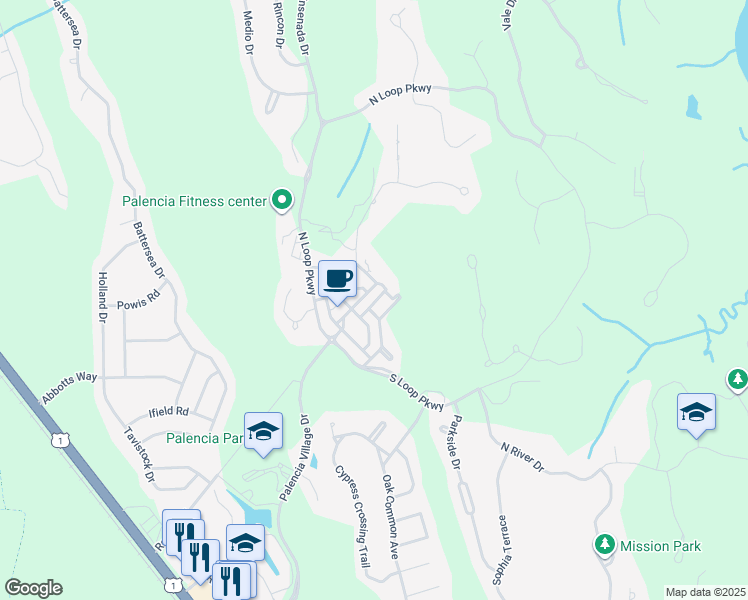 map of restaurants, bars, coffee shops, grocery stores, and more near 534 Midway Street in St. Augustine