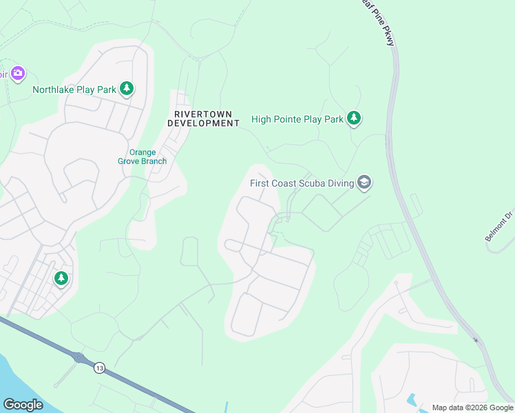map of restaurants, bars, coffee shops, grocery stores, and more near 281 Kellet Way in Saint Johns