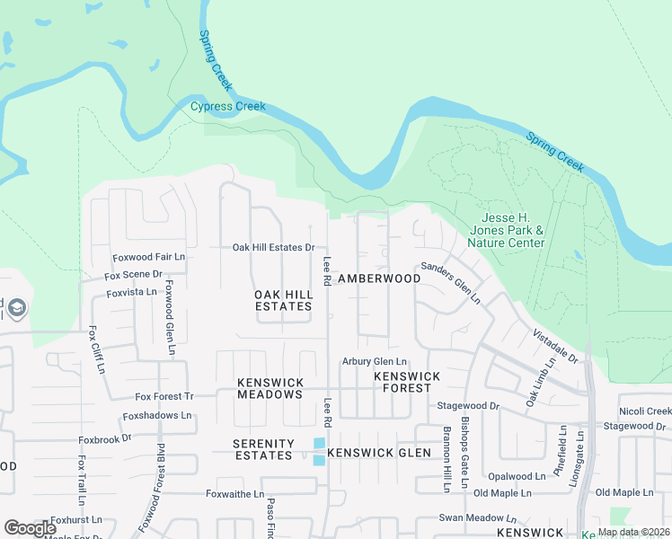 map of restaurants, bars, coffee shops, grocery stores, and more near 21506 Spring Creek Circle East in Humble
