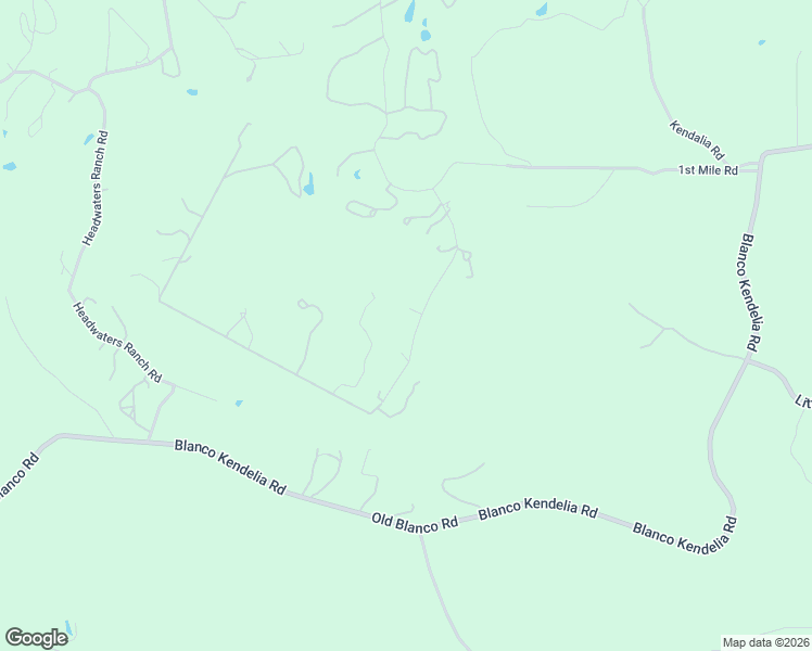 map of restaurants, bars, coffee shops, grocery stores, and more near 706 Red Rock Road in Blanco