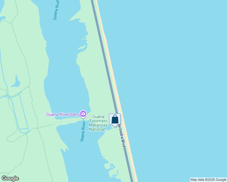 map of restaurants, bars, coffee shops, grocery stores, and more near 3115 Ponte Vedra Boulevard in Ponte Vedra Beach