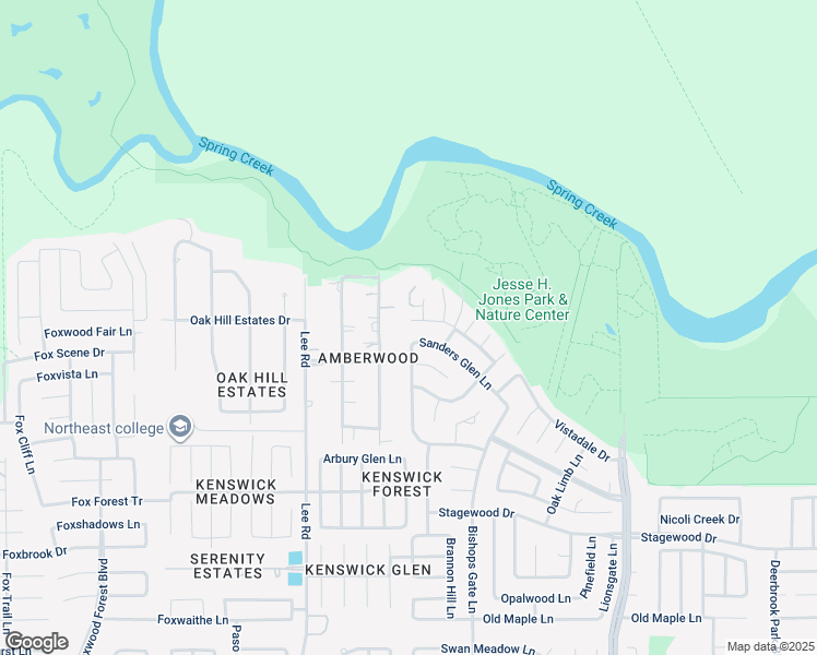 map of restaurants, bars, coffee shops, grocery stores, and more near 8010 Arrington Forest Lane in Humble