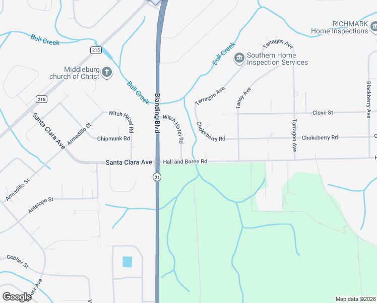map of restaurants, bars, coffee shops, grocery stores, and more near 2891 Witch Hazel Road in Middleburg