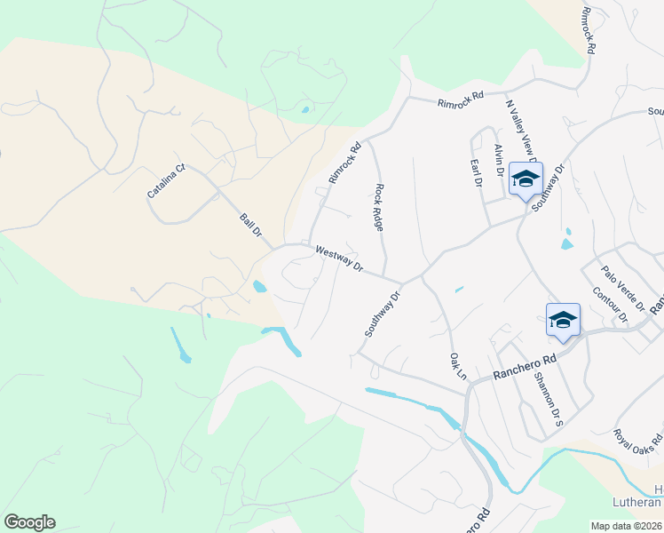 map of restaurants, bars, coffee shops, grocery stores, and more near 105 Oak Ridge Drive in Kerrville