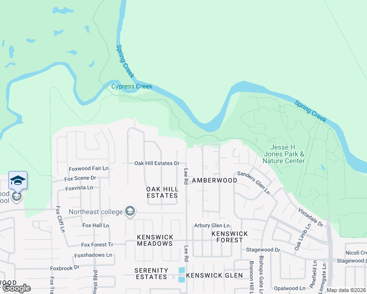 map of restaurants, bars, coffee shops, grocery stores, and more near 21815 Lee Road in Humble