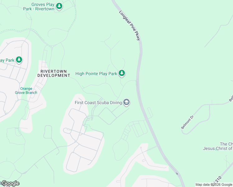 map of restaurants, bars, coffee shops, grocery stores, and more near 128 Hedgerow Street in Saint Johns