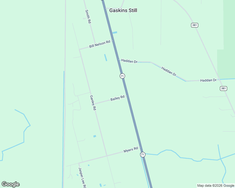 map of restaurants, bars, coffee shops, grocery stores, and more near 185 Bailey Road in Wewahitchka