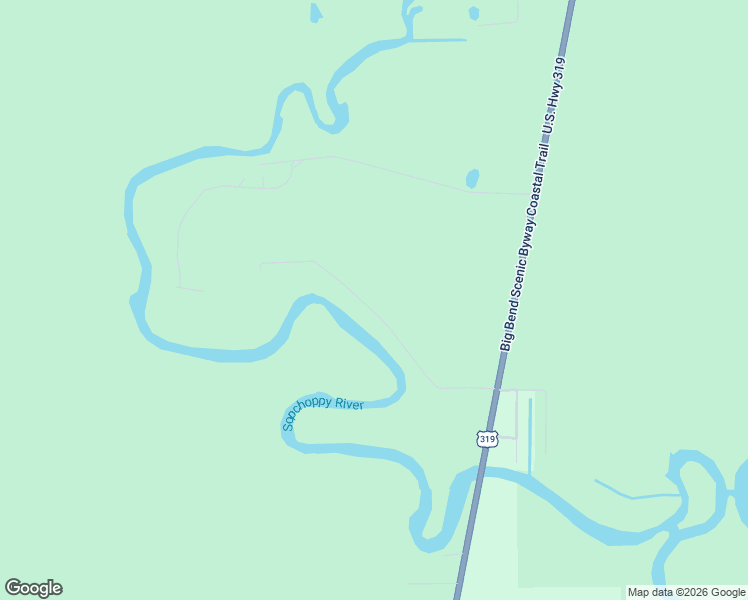 map of restaurants, bars, coffee shops, grocery stores, and more near 194 Gertie Brown Road in Sopchoppy