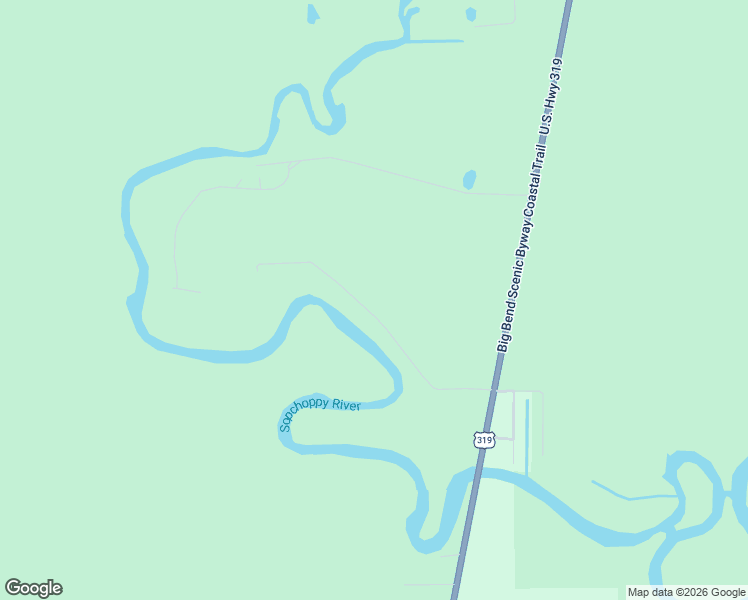 map of restaurants, bars, coffee shops, grocery stores, and more near 194 Gertie Brown Road in Sopchoppy