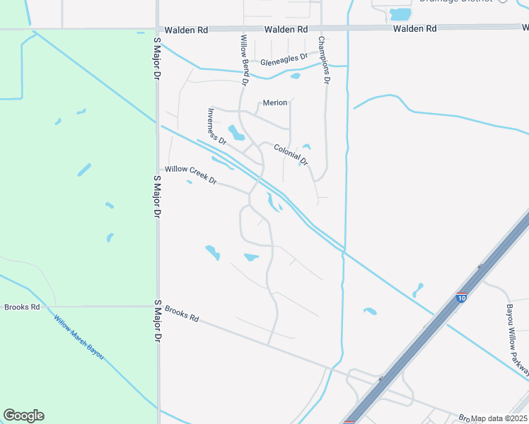 map of restaurants, bars, coffee shops, grocery stores, and more near 4320 Willow Bend Drive in Beaumont