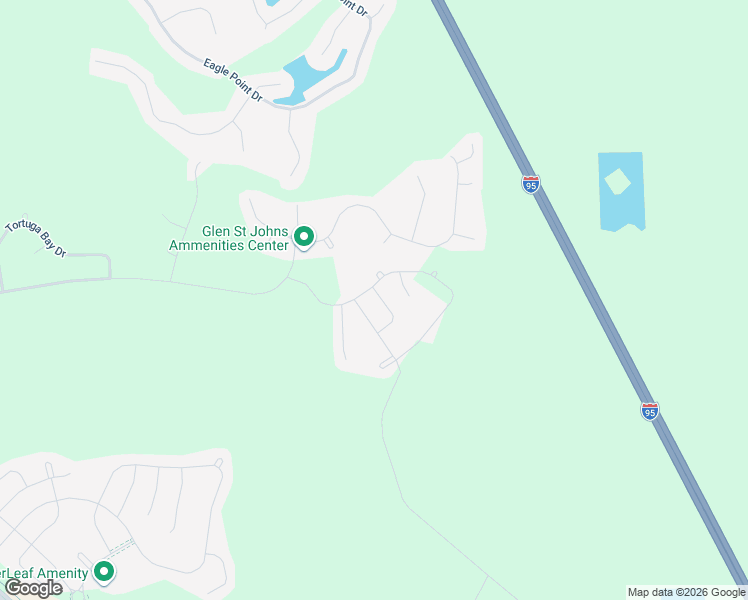 map of restaurants, bars, coffee shops, grocery stores, and more near 137 Moorcroft Way in St. Augustine