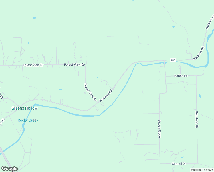 map of restaurants, bars, coffee shops, grocery stores, and more near 1450 Narrows Road in Blanco
