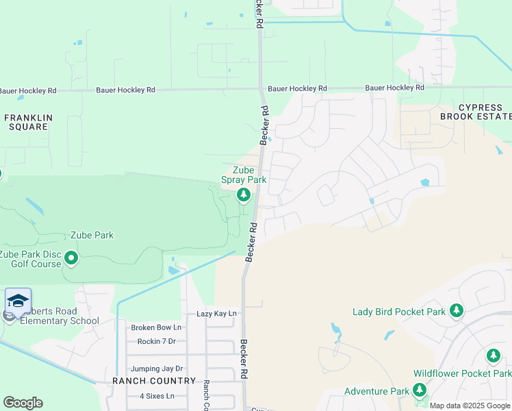 map of restaurants, bars, coffee shops, grocery stores, and more near Becker Road in Hockley