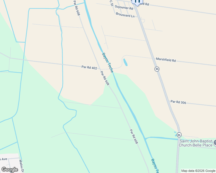 map of restaurants, bars, coffee shops, grocery stores, and more near 6060-7716 Par Road 608 in New Iberia