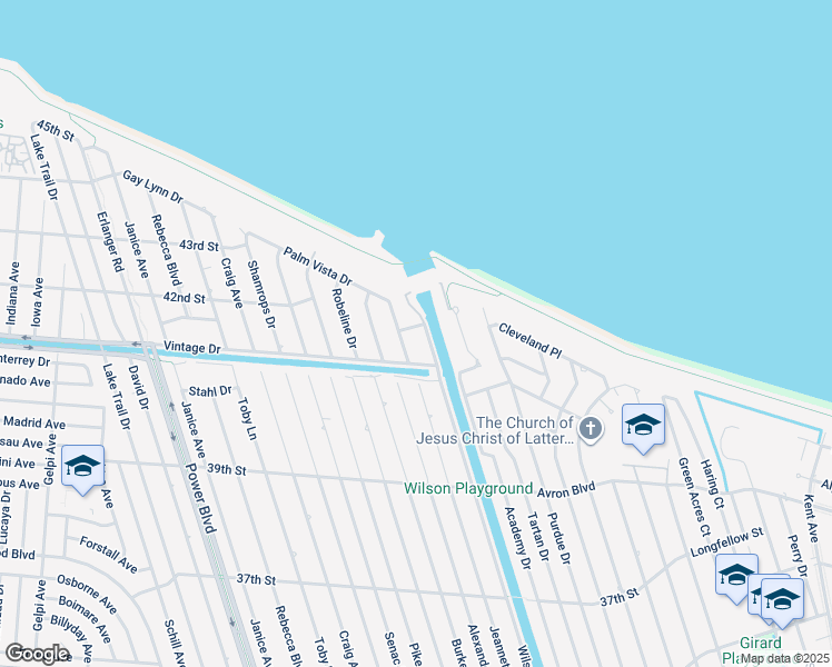 map of restaurants, bars, coffee shops, grocery stores, and more near 5305 Reclanada Drive in Metairie