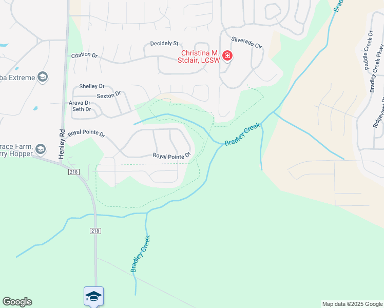 map of restaurants, bars, coffee shops, grocery stores, and more near 2569 Royal Pointe Drive in Green Cove Springs