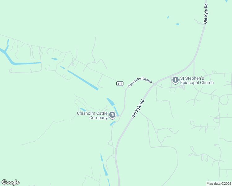 map of restaurants, bars, coffee shops, grocery stores, and more near 303 Deer Lake Road in Wimberley