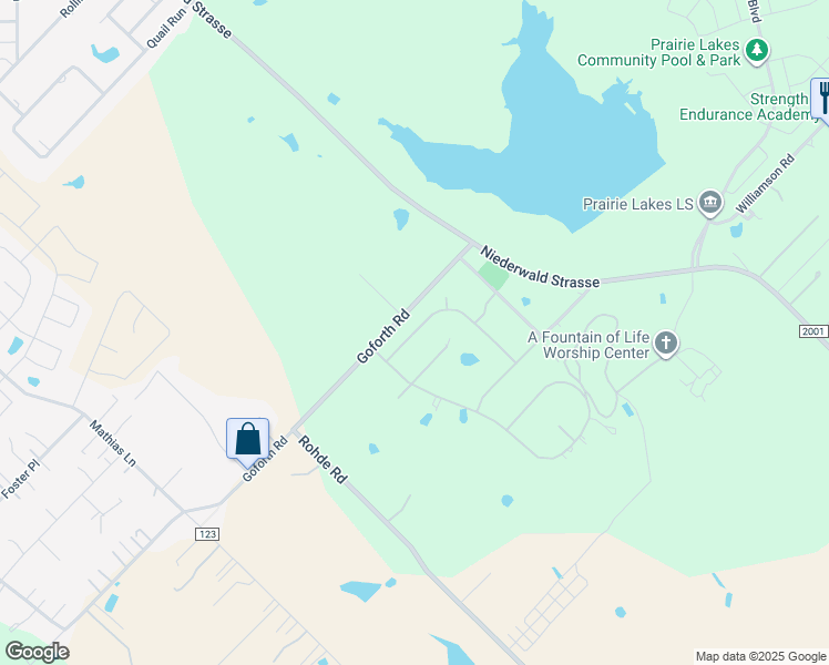 map of restaurants, bars, coffee shops, grocery stores, and more near 195 Peck Street in Kyle
