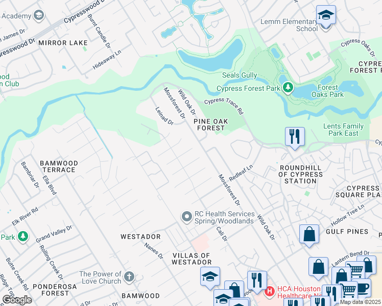 map of restaurants, bars, coffee shops, grocery stores, and more near 711 Romaine Lane in Houston