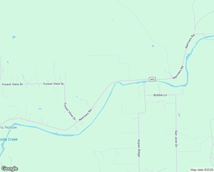 map of restaurants, bars, coffee shops, grocery stores, and more near 1381 Narrows Road in Blanco