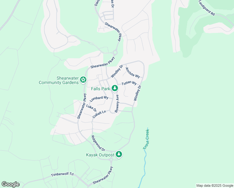 map of restaurants, bars, coffee shops, grocery stores, and more near Bowery Avenue in St. Johns County