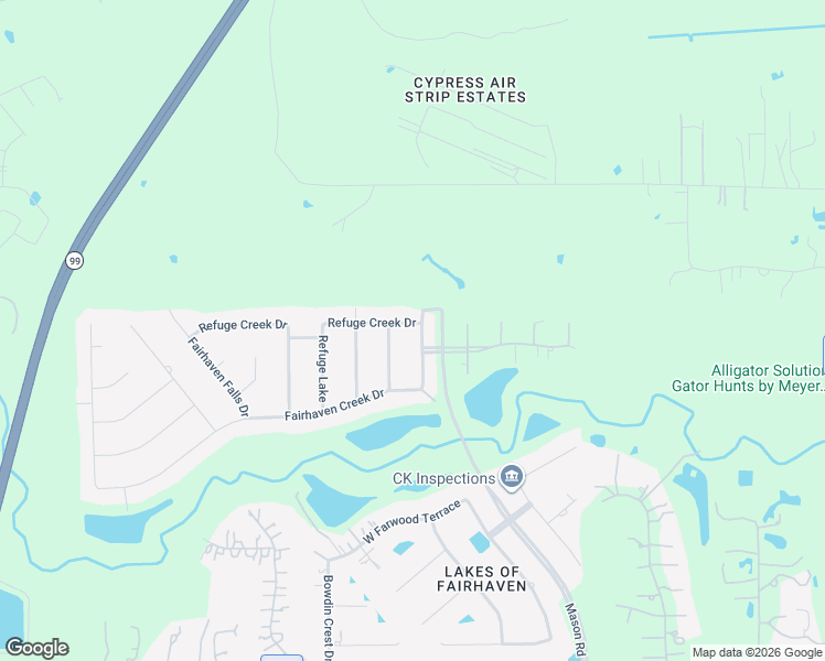 map of restaurants, bars, coffee shops, grocery stores, and more near 17803 Fairhaven Gateway in Cypress