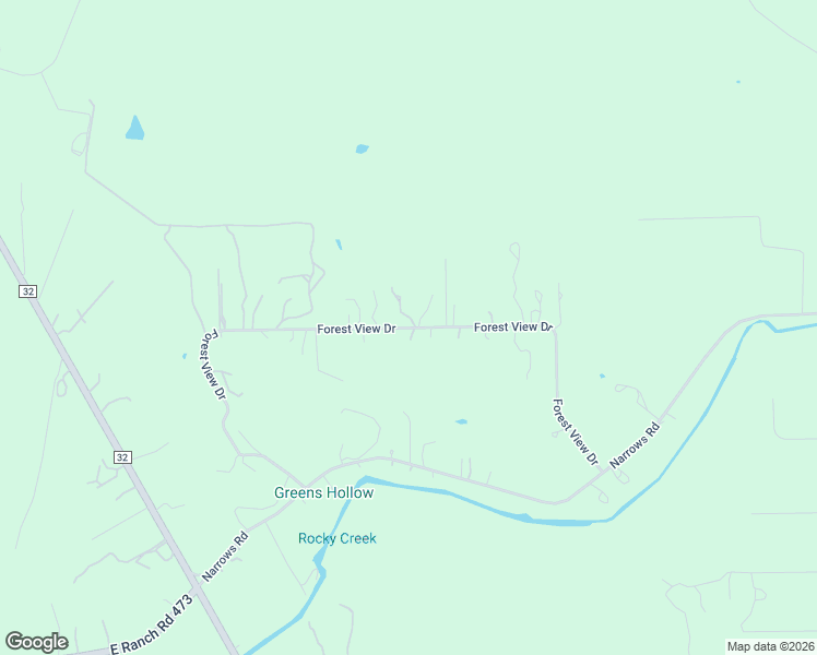 map of restaurants, bars, coffee shops, grocery stores, and more near Forest View Drive in Blanco County