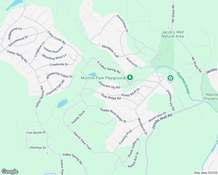 map of restaurants, bars, coffee shops, grocery stores, and more near 478 Shady Bluff Drive in Wimberley