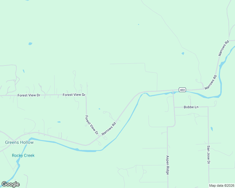 map of restaurants, bars, coffee shops, grocery stores, and more near 1381 Narrows Road in Blanco