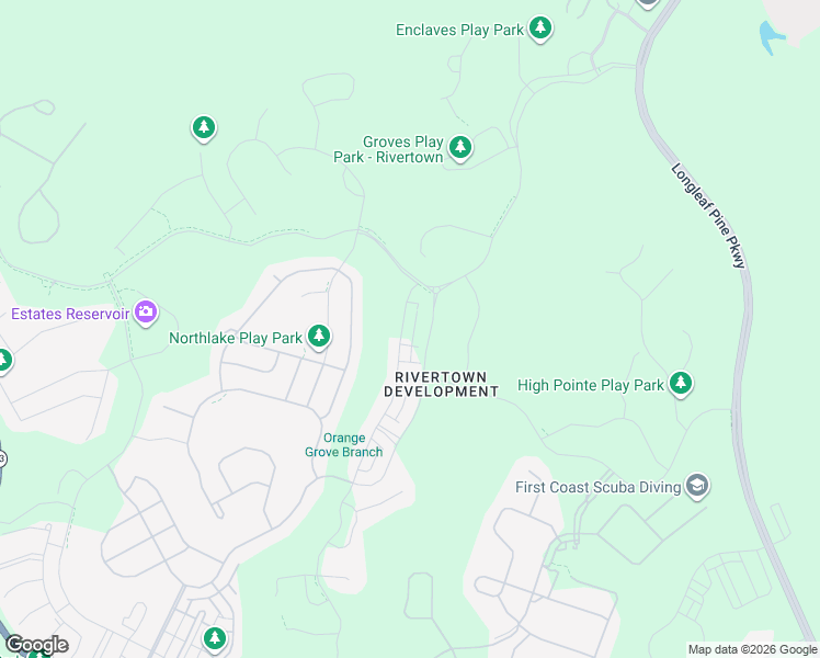 map of restaurants, bars, coffee shops, grocery stores, and more near 351 Footbridge Road in Saint Johns