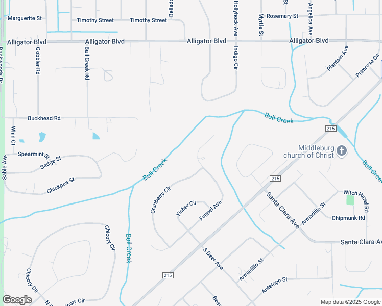 map of restaurants, bars, coffee shops, grocery stores, and more near 2740 East Fennel Court in Middleburg