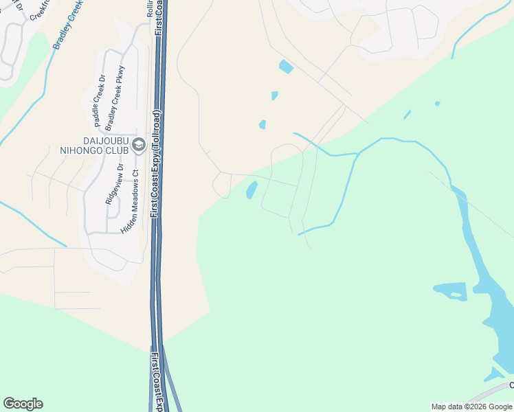 map of restaurants, bars, coffee shops, grocery stores, and more near Unnamed Road in Green Cove Springs