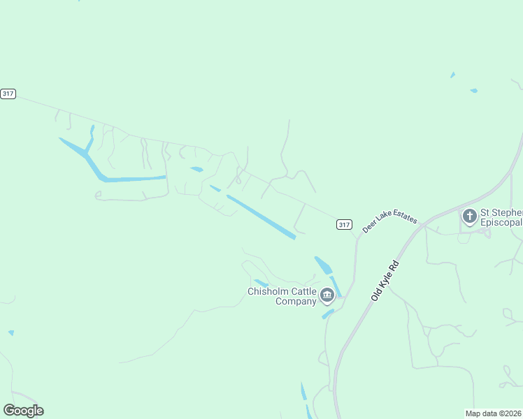 map of restaurants, bars, coffee shops, grocery stores, and more near 505 Deer Lake Road in Wimberley