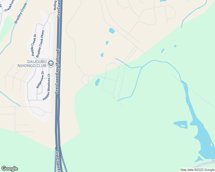 map of restaurants, bars, coffee shops, grocery stores, and more near 3110 Feed Mill Road in Green Cove Springs