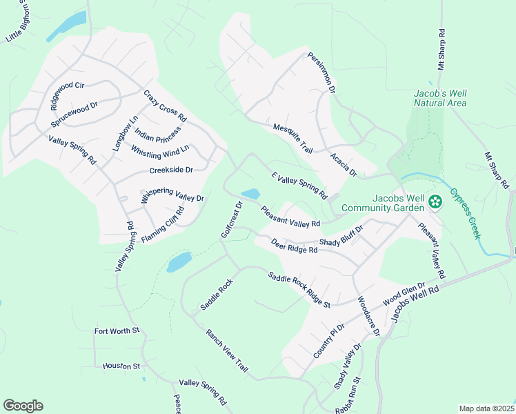 map of restaurants, bars, coffee shops, grocery stores, and more near 235 Pleasant Valley Road in Wimberley