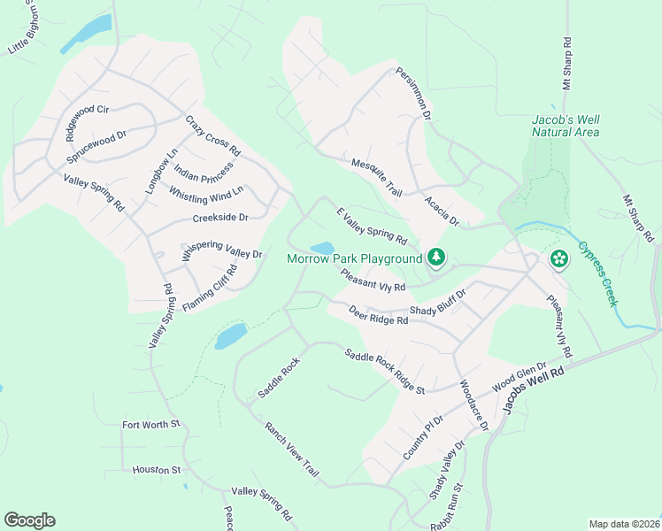 map of restaurants, bars, coffee shops, grocery stores, and more near 235 Pleasant Valley Road in Wimberley