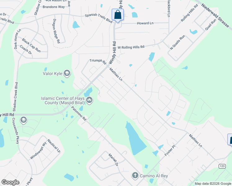 map of restaurants, bars, coffee shops, grocery stores, and more near 251 Cherry Laurel Lane in Niederwald