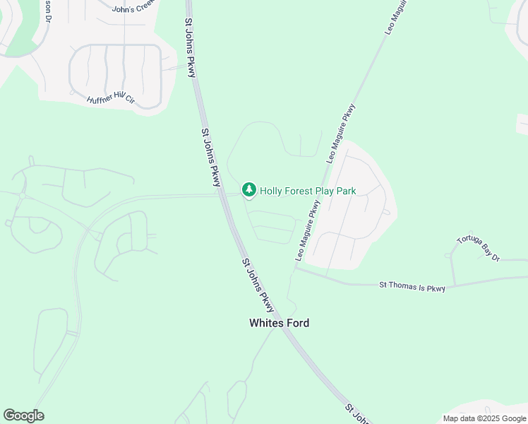 map of restaurants, bars, coffee shops, grocery stores, and more near Pine Bluff Drive in St. Johns County